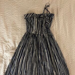 Vintage Blair Woolverton Structured Midi Dress